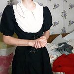 Elegant Vintage Puff Sleeve Dress