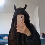 Gothic Black Devil Horn Hoodie