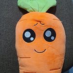 Cartoon Smile Carrot Plush Toy