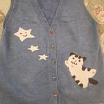 Kawaii Cat V Neck Sweater