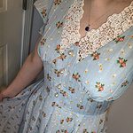 Vintage Floral Lace Dress