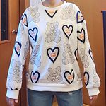 Kawaii Bear Print Sweatshirt