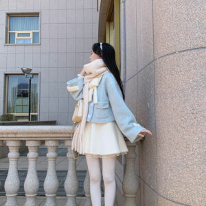 Зимняя милая мини-юбка Kawaii Sweet Женский каваи