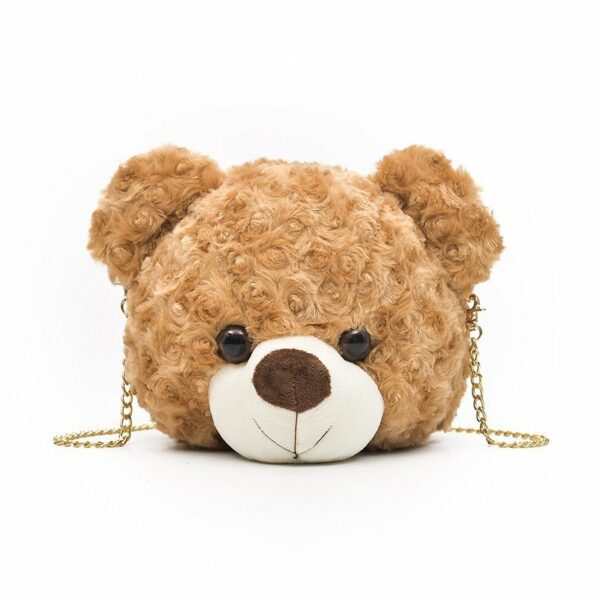 Kawaii Cute Plush Bear Crossbody Bag bear kawaii