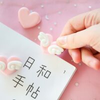 Clip piccole a forma di cuore rosa Kawaii 10 pezzi Cuore kawaii