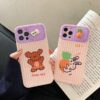 Kawaii 3D Cartoon Bear iPhone Case bear kawaii