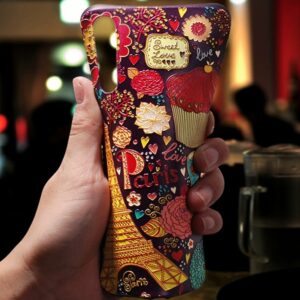 Coque de téléphone Huawei en relief 3D Gaufrer kawaii