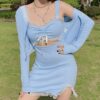 Aesthetic Soft Girl French Mini Dress French kawaii