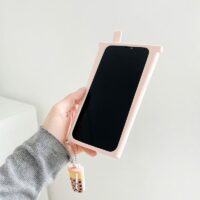 かわいい 3D バブルティー iPhone ケースタピオカティーかわいい