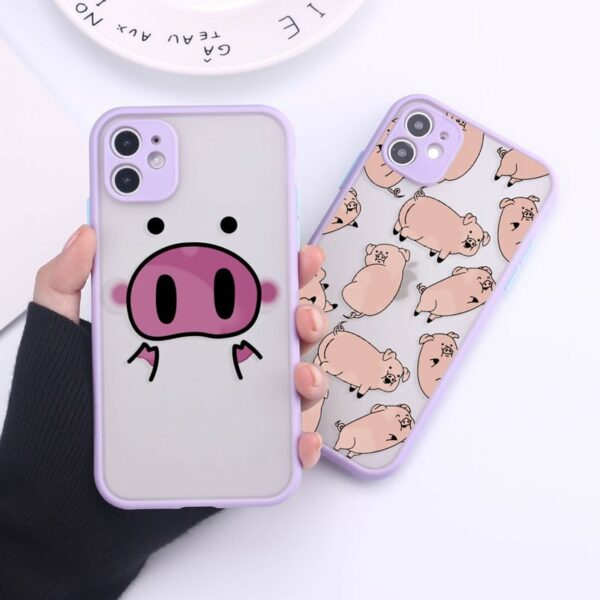 Cute Cartoon Pig iPhone Case Cartoon kawaii