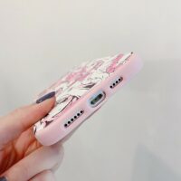 귀여운 애니메이션 핑크 소녀 아이폰 케이스 귀여운 카와이