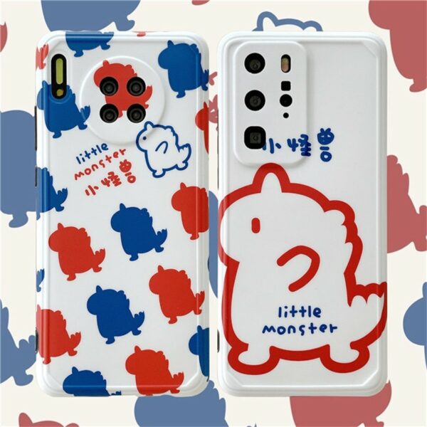 Cute Cartoon Little Monster Huawei Phone Case Cartoon kawaii