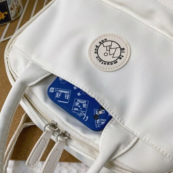 Korean Style Nylon Women Backpack Bookbag kawaii