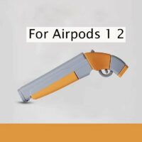Kawaii 3D Gun Shape Airpods-fodral Söt kawaii