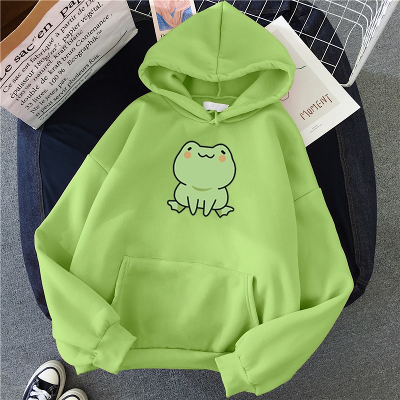 Harajuku Cartoon Frog Sweatshirt
