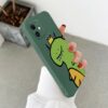 Cute Green Dinosaur iPhone Case Cute kawaii