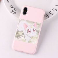 iPhone-hoesje voor roze meisje van Kawaii Leuke kawaii