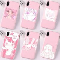 Kawaii Pink Girl iPhone Case Cute kawaii