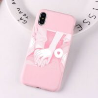 iPhone-hoesje voor roze meisje van Kawaii Leuke kawaii