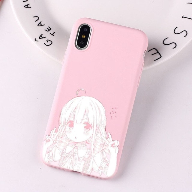 Kawaii Pink Girl iPhone Case