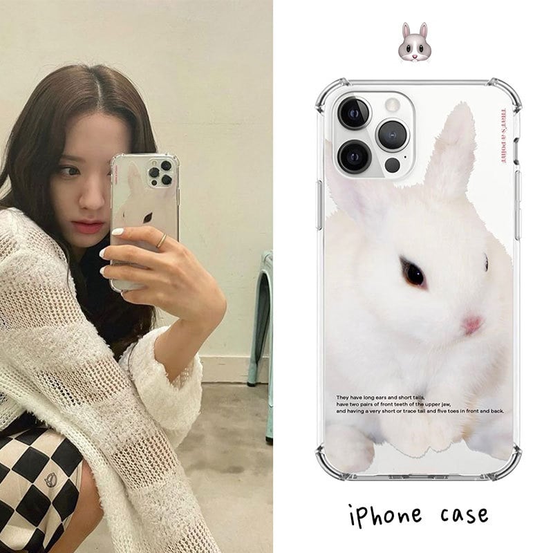 Little White Bunny iPhone Case