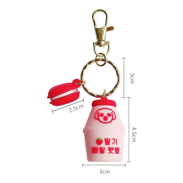 Kawaii Peach Milk Bottle Airpods Case Cartoon kawaii