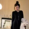 Korean Sweet Fairy Knit Mini Dress One Piece Dress kawaii