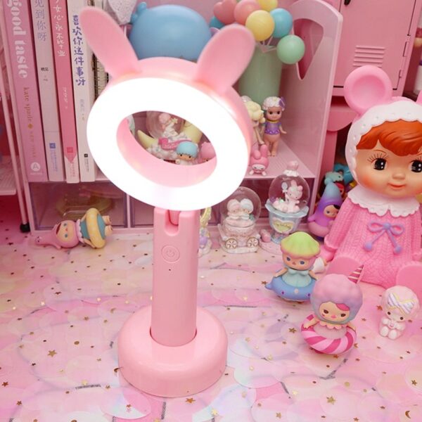 Pink Rabbit Desk Lamp Desk Lamp kawaii