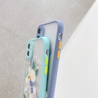 Custodia per iPhone con fiore in rilievo 3D iPhone 11 kawaii