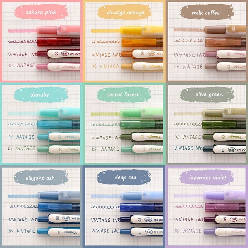 Kawaii Vintage Same Colored Highlighter Pen