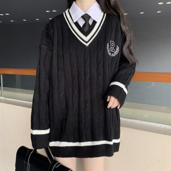 Japanese Sweet JK Uniform Sweater College Style kawaii