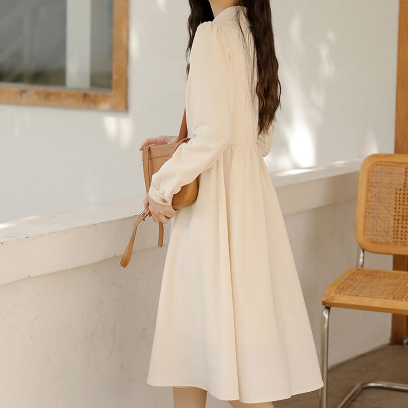 Korean Vintage Preppy Sweet Dress