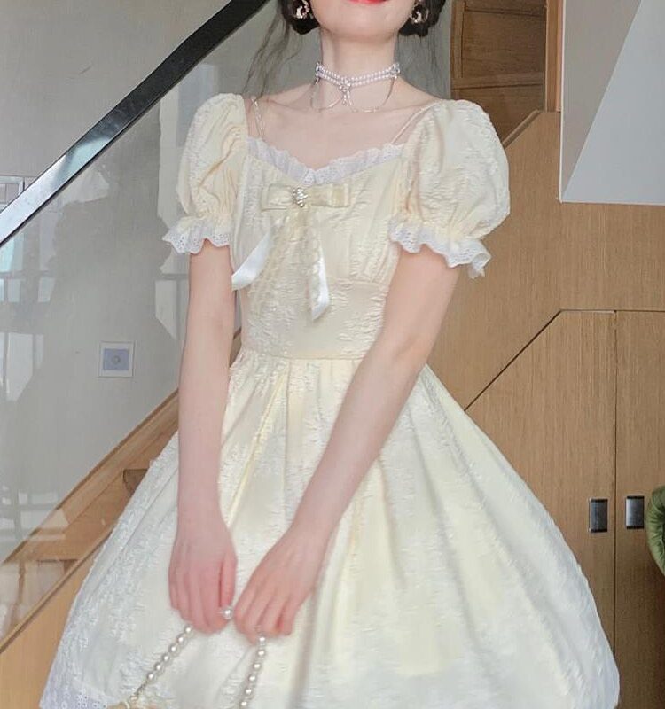 Kawaii Vintage Lace Princess Fairy Dress Cute kawaii