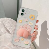 Coque et skin iPhone Joli cul de cochon 3D Cochon kawaii