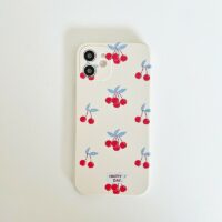Kawaii Sweet Cherry Art iPhone-fodral Cherry kawaii
