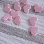 Kawaii Heart Pink Small Clips 10PCS