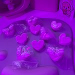Kawaii Heart Pink Small Clips 10PCS