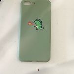 Cute Cartoon Dinosaur Couple iPhone Case