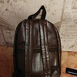 Kawaii Preppy Style Leather Backpack