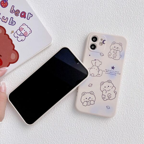 Vintage Cookie Bear iPhone Case Art kawaii