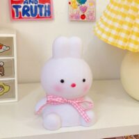 귀여운 토끼 책상 램프 토끼 카와이