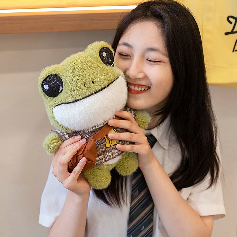 Cute Big Eyes Frog Plush Toy - Kawaii Fashion Shop | Cute Asian Japanese  Harajuku Cute Kawaii Fashion Clothing