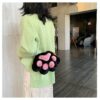 Cute Fluffy Cat Paw Plush Shoulder Bag Cartoon kawaii