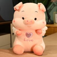 귀여운 뚱뚱한 천사 돼지 봉제 인형 인형 귀엽다