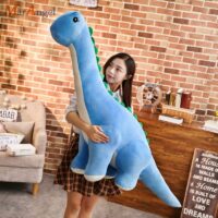 Brinquedos de pelúcia de dinossauro gigante colorido Kawaii Dinossauro kawaii
