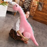 Brinquedos de pelúcia de dinossauro gigante colorido Kawaii Dinossauro kawaii