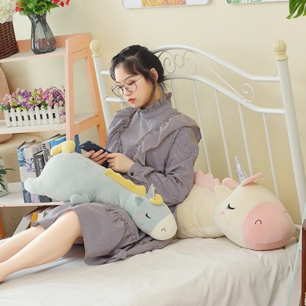 Cute Big Unicorn Plush Toy Pillow kawaii