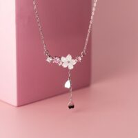Collana in argento dolce Sakura Collana kawaii