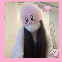 Вязаная шапка-бини Kawaii Kirby Мультфильм каваи