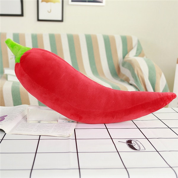 Simulation Red Chili Plush Toy